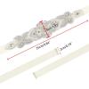imageuxcell Women Rhinestone Bead Decor Satin Ribbon Wedding BeltBeige