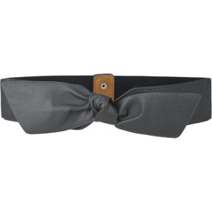 imageAllegra K Women Wide Elastic Waist Belts Bow Knot Belts Snap ButtonNavy Blue