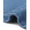 imageAllegra K Jean Vests for Women Collarless Button Down Sleeveless Denim Vest TopBlue