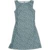 imageAllegra K Floral Tank Dress for Womens Sleeveless Boat Neck ALine Summer Mini SundressDusty Green