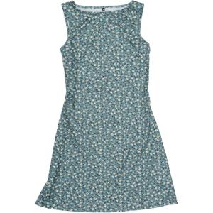 imageAllegra K Floral Tank Dress for Womens Sleeveless Boat Neck ALine Summer Mini SundressDusty Green