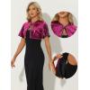 imageAllegra K Sequin Bolero for Womens Sparkly Crop Glitter Formal Shrug for Evening DressesFuchsia