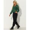 imageAllegra K Mesh Sheer Jacket for Women Long Sleeve Hoodie Zipper Up Lightweight Casual Outwear Night Out Party OutfitDark Green