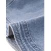 imageAllegra K Womens Denim Jacket Cap Sleeve Cropped Open Front Shrugs Casual Summer Jean JacketsGrey Blue