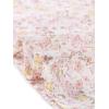 imageAllegra K Womens Summer Floral Chiffon Skirts Smocked Elastic Waist ALine Below Knee Length Ruffle Tiered SkirtWhite1