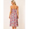 imageAllegra K 2023 Casual Summer Sleeveless Long Floral Dress for Womens Adjustable Spaghetti Strap Midi Beach Boho Sundress