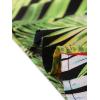 imageAllegra K Womens 2023 Summer 2 Piece Tropical Tie Backless Halter V Neck Crop Top with Split Thigh Skirt Set