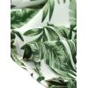 imageAllegra K Womens Boho 2 Piece Tropical Outfits Summer Beach Short Sleeve Knot Front Bandeau Crop Top with Shorts Set