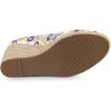 imageAllegra K Womens Floral Peep Toe Platform Pumps Wedge Sandals