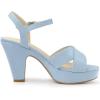 imageAllegra K Womens Platform Chunky Heel Ankle Strap Sky Blue Sandals 6 M US