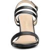 imageAllegra K Womens Slingback Block Heel Ankle Strap SandalsBlack