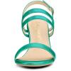 imageAllegra K Womens Slingback Block Heel Ankle Strap SandalsGreen