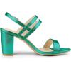 imageAllegra K Womens Slingback Block Heel Ankle Strap SandalsGreen