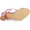 imageAllegra K Womens Slingback Block Heel Ankle Strap SandalsPink