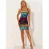 imageAllegra K Sequin Bodycon Mini Dress for Womens Spaghetti Straps Laceup Party Club Sparkle Glitter DressBlue Red Gold