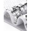 imageAllegra K Sequin Bodycon Mini Dress for Womens Spaghetti Straps Laceup Party Club Sparkle Glitter DressSilver