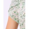 imageAllegra K Summer Dresses for Womens 2024 Square Collar Short Sleeve Floral Boho Beach Casual Midi DressGreen