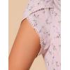imageAllegra K Summer Dresses for Womens 2024 Square Collar Short Sleeve Floral Boho Beach Casual Midi DressPink