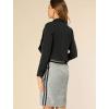 imageAllegra K Womens Elegant Open Front Cardigan Jacket Work Office Business Suit BlazerBlack