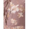 imageAllegra K Womens Floral Printed Spring Summer Flare Short Sleeve Laceup V Neck Chiffon DressDark Pink