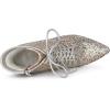 imageAllegra K Womens Glitter Pointed Toe Block Heel Halloween Ankle BootsColorful