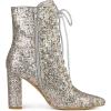 imageAllegra K Womens Glitter Pointed Toe Block Heel Halloween Ankle BootsColorful