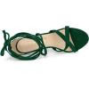 imageAllegra K Womens Lace Up Heels Stiletto High Dark Green Heel Sandals 85 m US