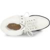 imageAllegra K Womens Platform Foldable Chunky Heels Lace Up Ankle BootsWhite