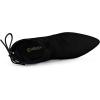 imageAllegra K Womens Pointed Toe Drawstring Pull on Block Heel Ankle BootsBlack