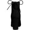 imageAllegra K Womens Pointed Toe Drawstring Pull on Block Heel Ankle BootsBlack