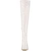 imageAllegra K Womens Round Toe Chunky Heel Over the Knee High BootsWhite