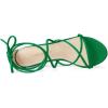 imageAllegra K Womens Strappy Lace Up Chunky Heeled Green Heels Sandals 10 m US