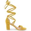 imageAllegra K womens Lace UpYellow