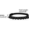 imageAllegra K Womens Beads Shoe Laces Detachable Elastic Shoe Strap for Heels 2 PairsBlack