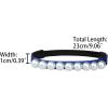 imageAllegra K Womens Beads Shoe Laces Detachable Elastic Shoe Strap for Heels 2 PairsBlue