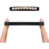 imageAllegra K Womens Beads Shoe Laces Detachable Elastic Shoe Strap for Heels 2 PairsCoffee