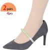 imageAllegra K Womens Beads Shoe Laces Detachable Elastic Shoe Strap for Heels 2 PairsGreen