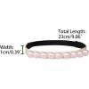 imageAllegra K Womens Beads Shoe Laces Detachable Elastic Shoe Strap for Heels 2 PairsPink