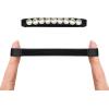 imageAllegra K Womens Beads Shoe Laces Detachable Elastic Shoe Strap for Heels 2 PairsWhiteblack