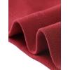 imageAllegra K Womens Bodycon Dresses Round Neck Long Sleeve Casual Work Outfits Peplum Sheath DressRed