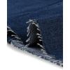 imageAllegra K Womens Casual Jean Skirt Back Slit Raw Hem Stretch High Waist Denim SkirtsDark Blue