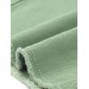 imageAllegra K Womens Casual Jean Skirt Back Slit Raw Hem Stretch High Waist Denim SkirtsLight Green