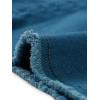 imageAllegra K Womens Casual Jean Skirt Back Slit Raw Hem Stretch High Waist Denim SkirtsPeacock Blue