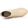 imageAllegra K Womens Platform Chunky Heel Ankle BootsBeige
