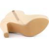 imageAllegra K Womens Platform Chunky Heel Ankle BootsBeige