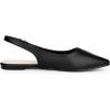 imageAllegra K Womens Pointed Toe Pumps Slingback Flat PumpsBlackbuckle