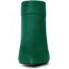 imageAllegra K Womens Pointed Toe Stiletto Heel Chelsea Ankle BootiesEmerald Green