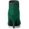 imageAllegra K Womens Pointed Toe Stiletto Heel Chelsea Ankle BootiesEmerald Green