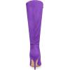 imageAllegra K Womens Pointed Toe Stiletto Heels Purple Knee High Boot 65 M US