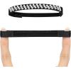 imageAllegra K Womens Rhinestone Detachable Elastic Band Ankle Shoe Straps for HeelsBlacksilver